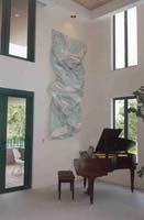 Private Collection, Naples, FL, Sculptural Canvas 120x50